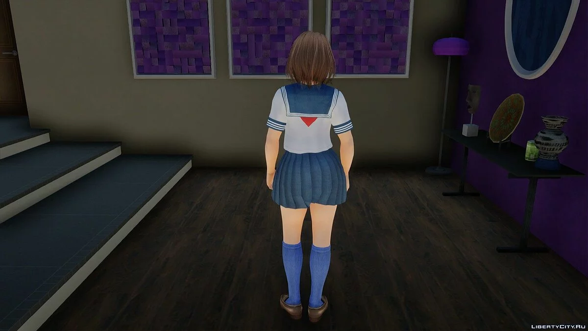 白色海军制服的筑志 / GTA San Andreas