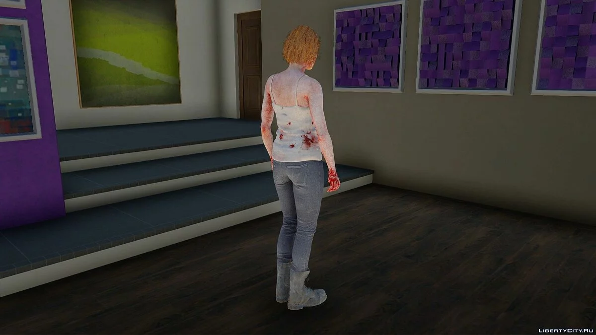 Джилл Валентайн Зомбі / GTA San Andreas