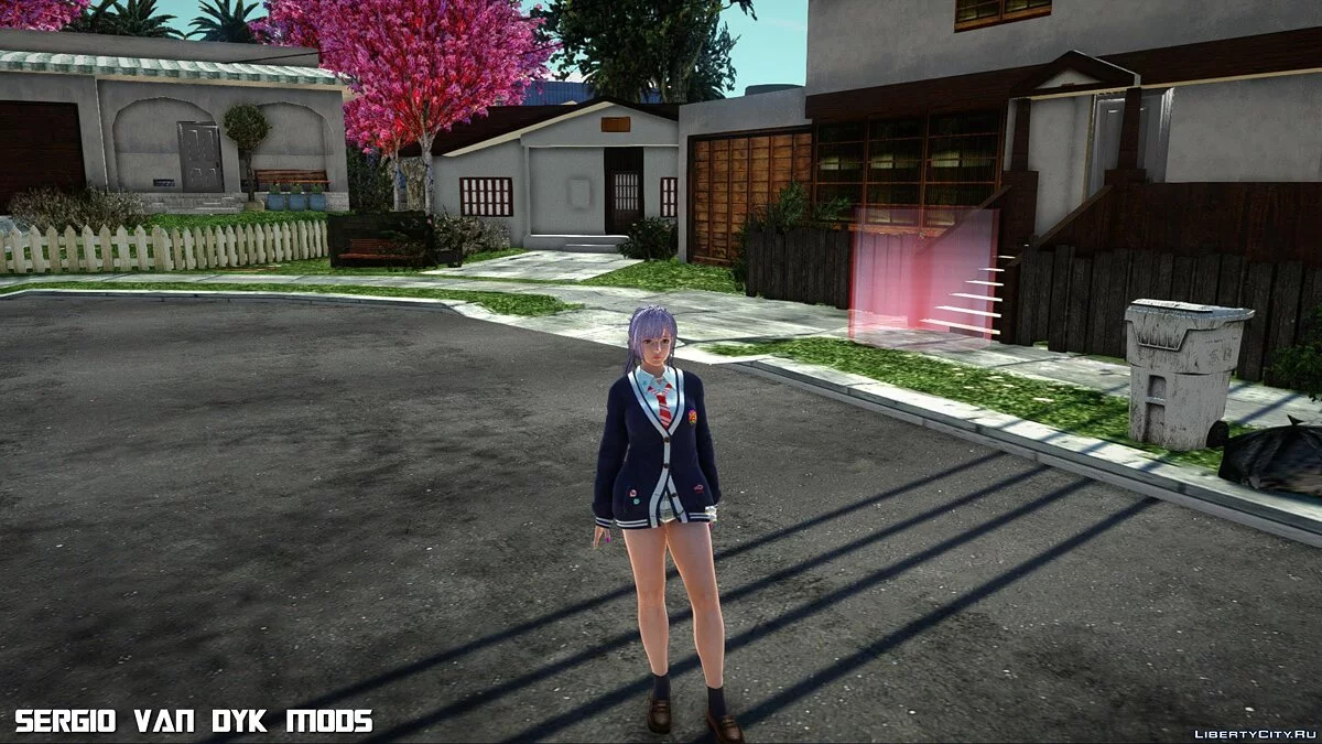 Fiona in School Uniform from Dead or Alive Xtreme Venus Vacation / GTA San Andreas