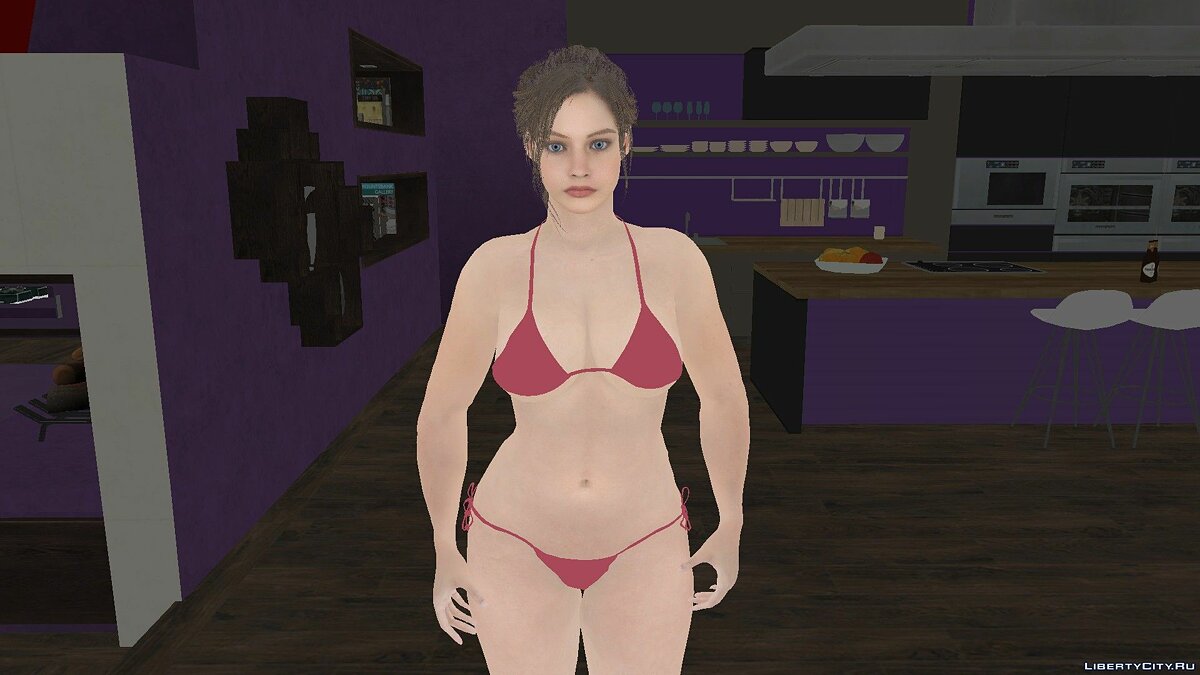 Download Hot Claire Redfield In Bikini For Gta San Andreas