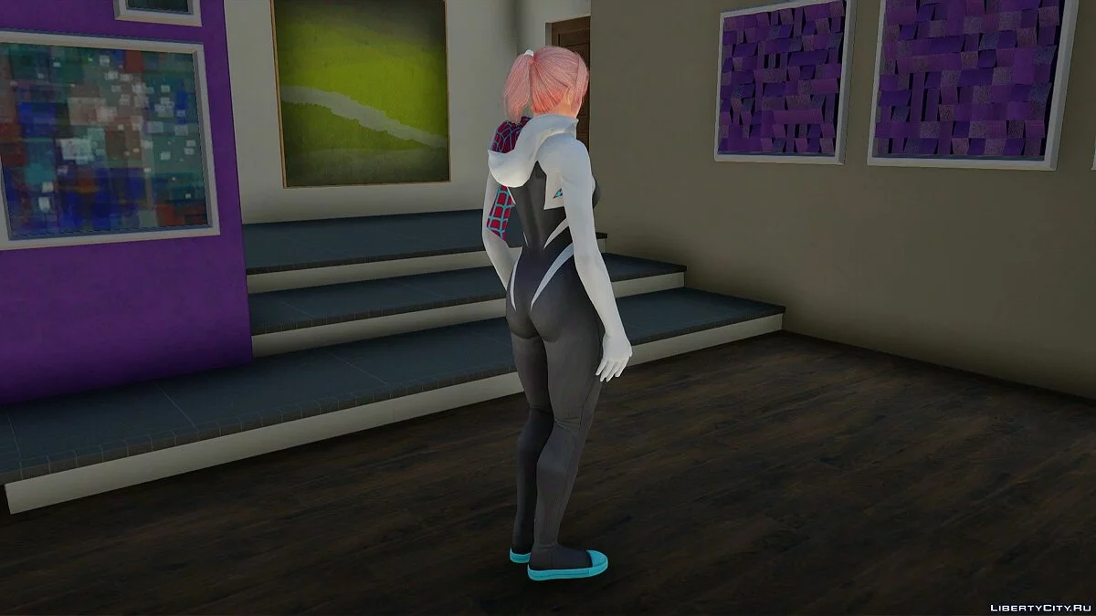 Honoka como Spider Gwen / GTA San Andreas