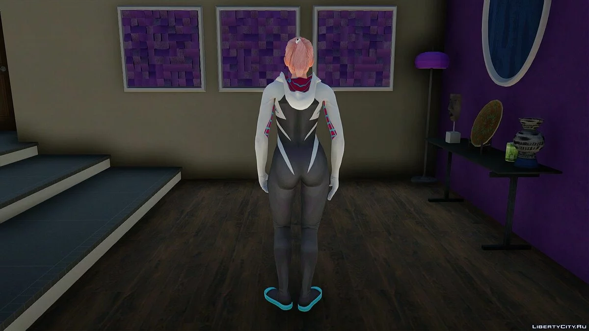 Honoka como Spider Gwen / GTA San Andreas