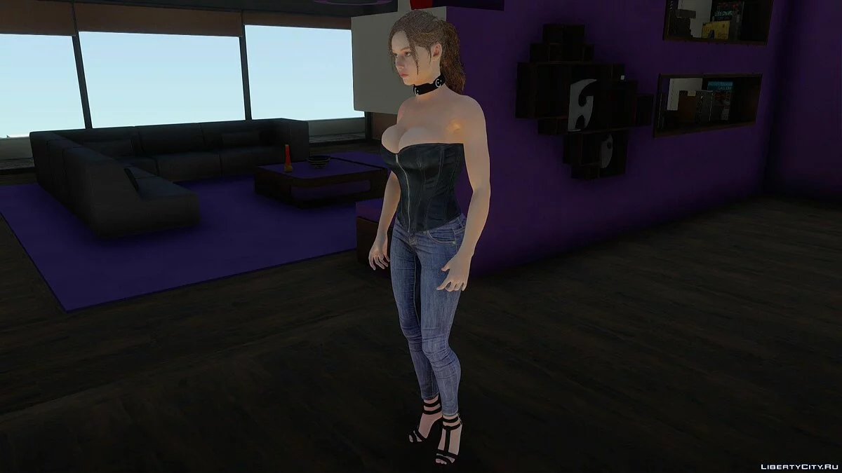 Claire Redfield in a Corset / GTA San Andreas