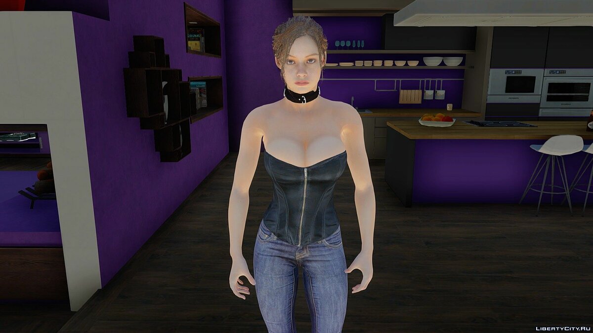 Download Claire Redfield in a corset for GTA San Andreas