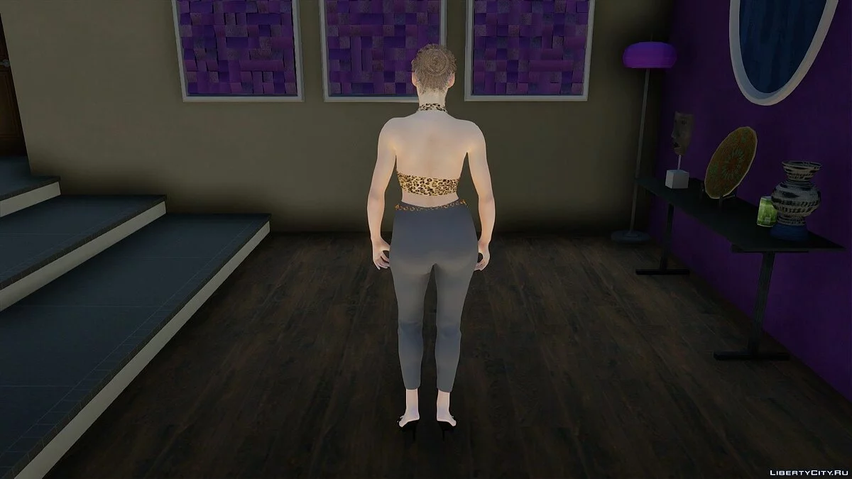 Claire Redfield Top Leopard / GTA San Andreas