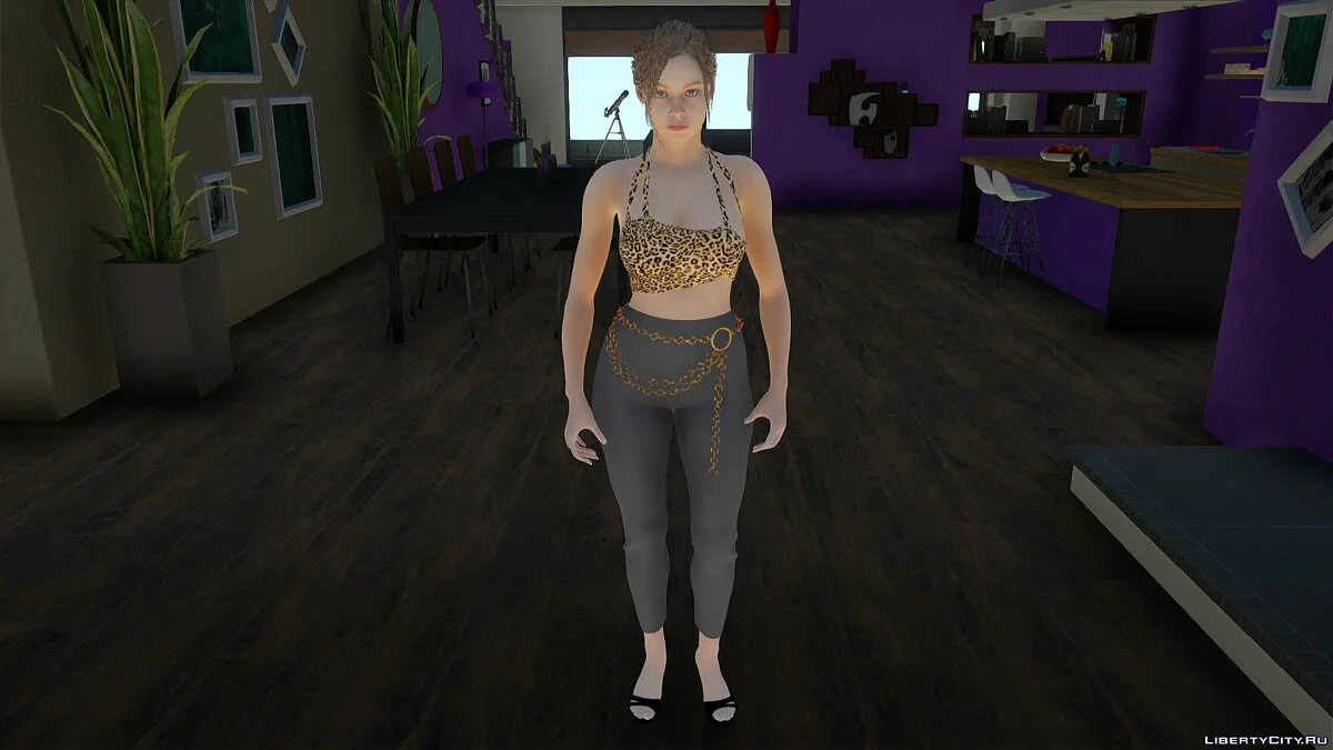 Claire Redfield Top Leopard / GTA San Andreas