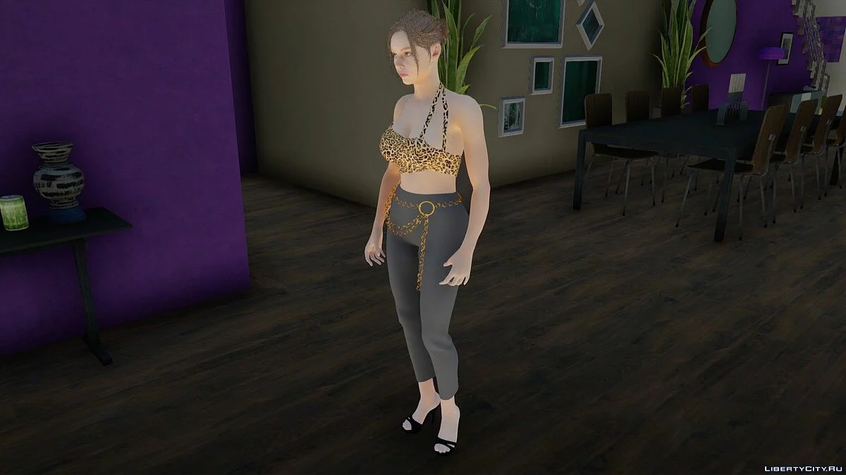 Claire Redfield Top Leopard / GTA San Andreas