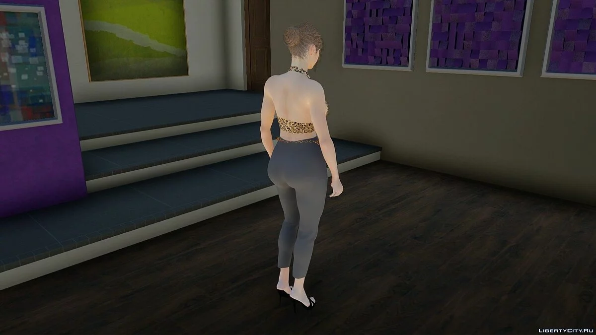 Claire Redfield Top Leopard / GTA San Andreas
