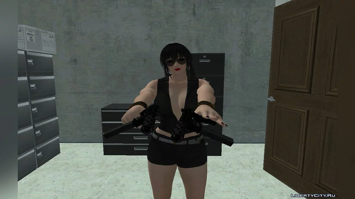短款皮衣的朝木美沙 / GTA San Andreas