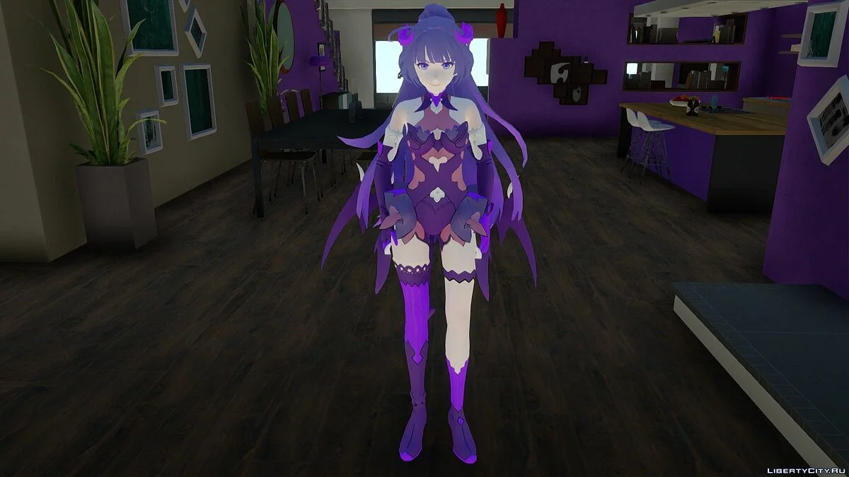 Мей Демон з Honkai Impact / GTA San Andreas