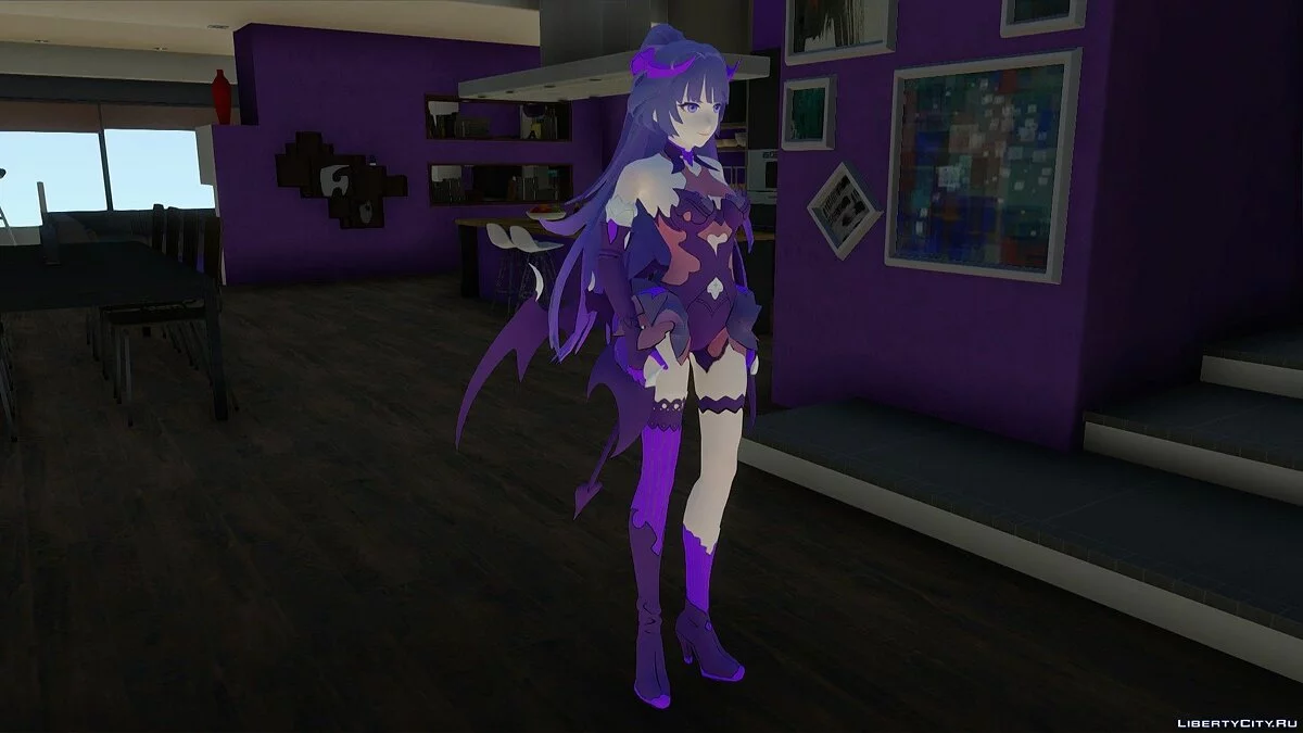 Мей Демон з Honkai Impact / GTA San Andreas
