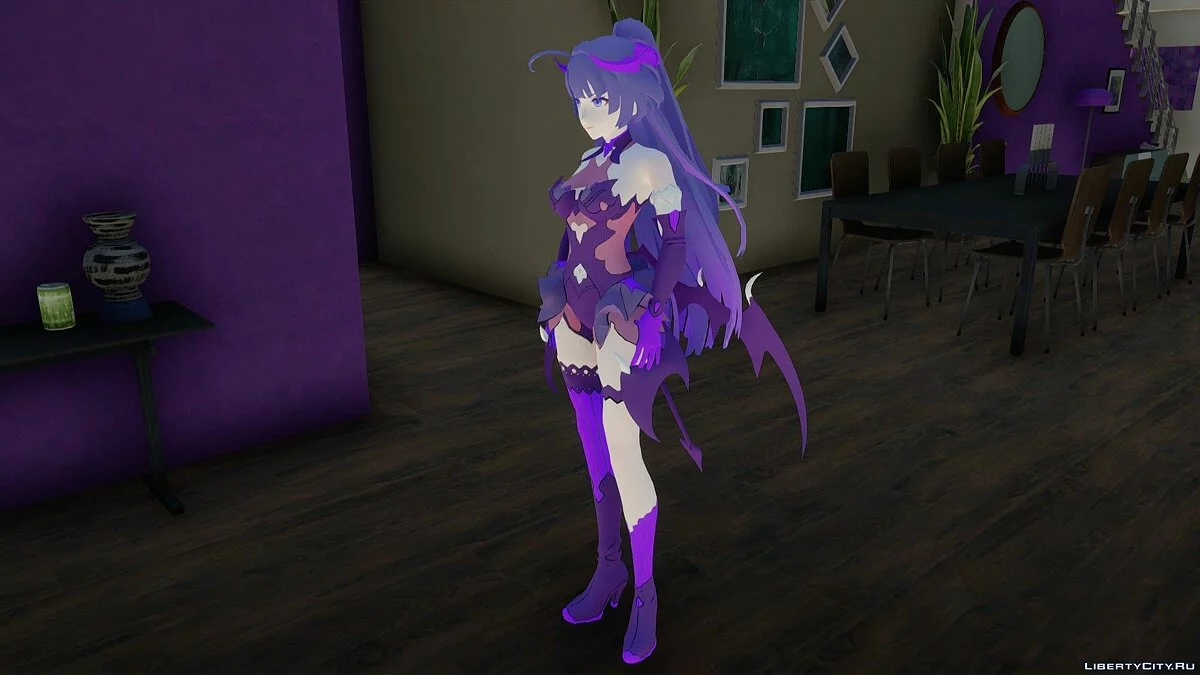 Мей Демон з Honkai Impact / GTA San Andreas