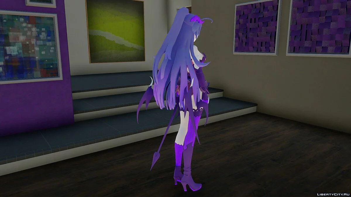 Мей Демон з Honkai Impact / GTA San Andreas