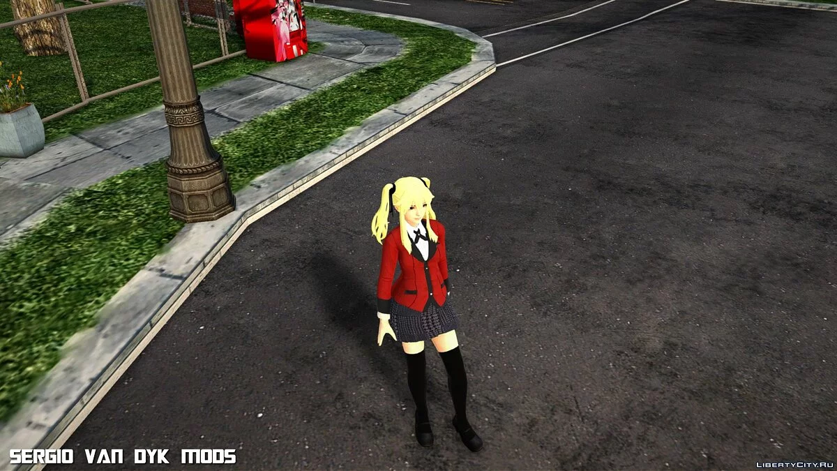 ماري روز بزي ماري ساوتومي من Kakegurui / جي تي إيه سان أندرياس