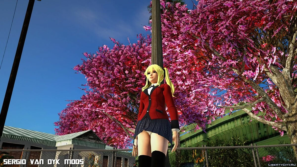 ماري روز بزي ماري ساوتومي من Kakegurui / جي تي إيه سان أندرياس