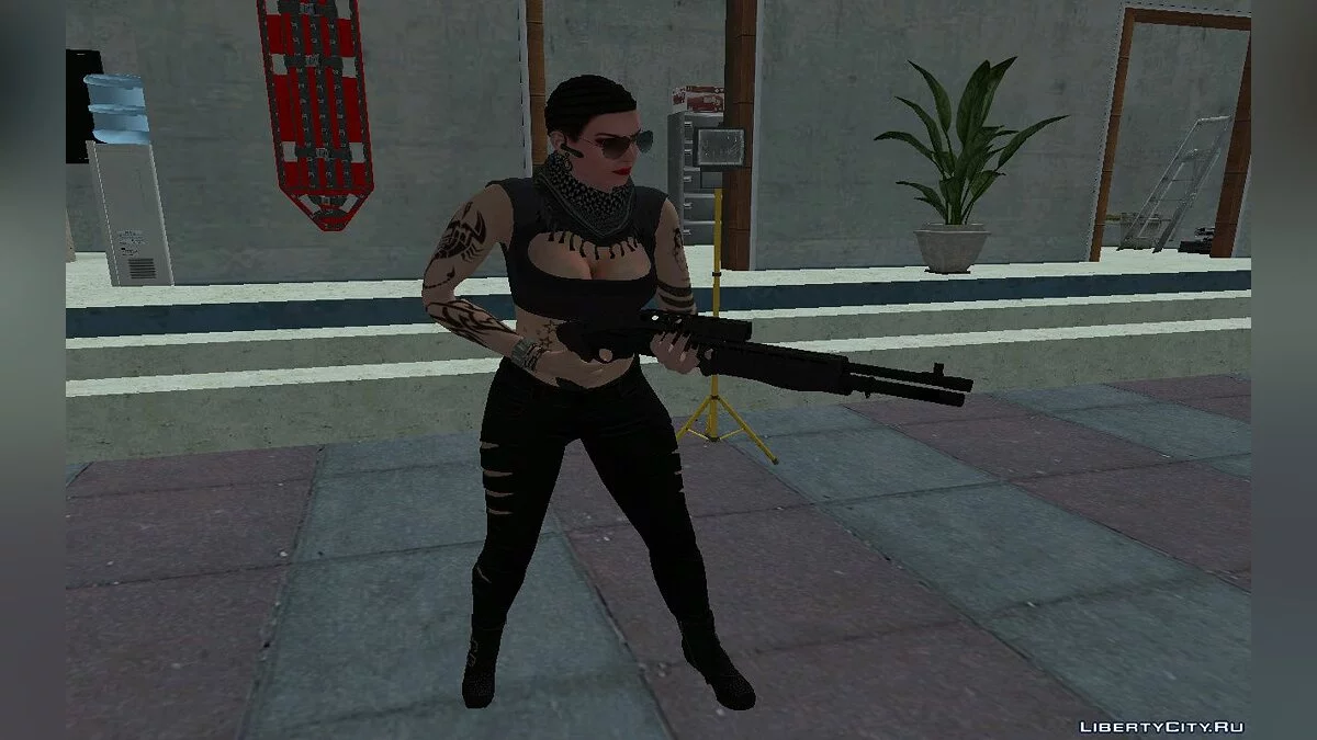 Molly Schultz dari GTA 5 Gangster V4 / GTA San Andreas