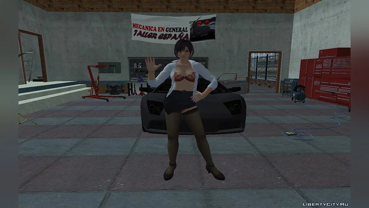 Нагиса из DOAXVV (Секретный класс) / GTA San Andreas