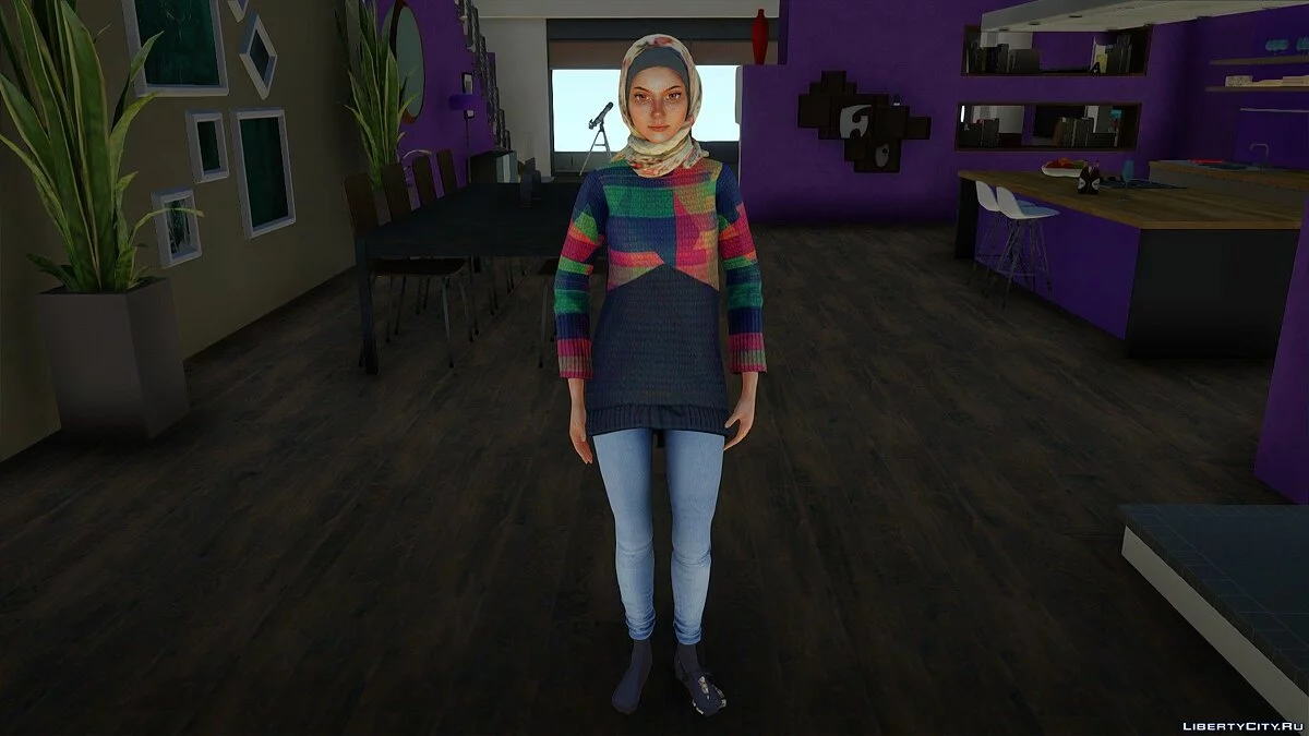 Najlaa from Sims 4 / GTA San Andreas