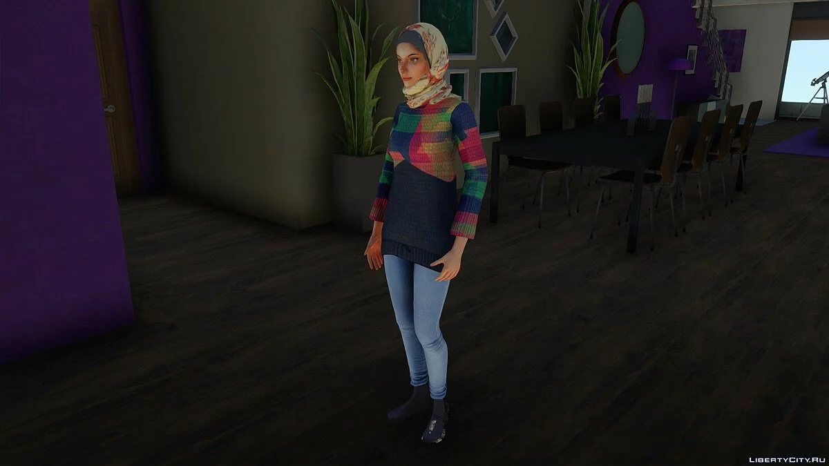 Najlaa from Sims 4 / GTA San Andreas