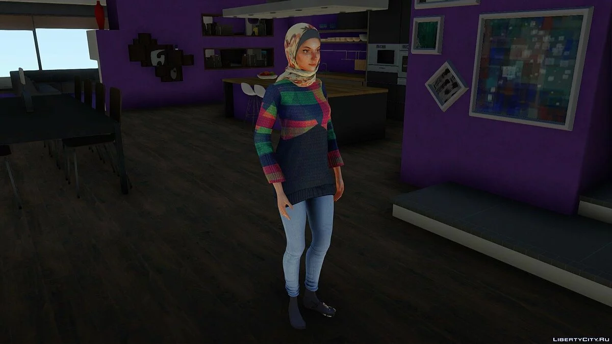 Najlaa from Sims 4 / GTA San Andreas