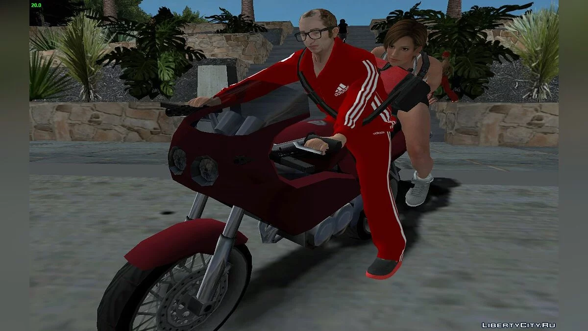 Novo skin Rosenberg V2 (Traje esportivo Adidas) / GTA San Andreas