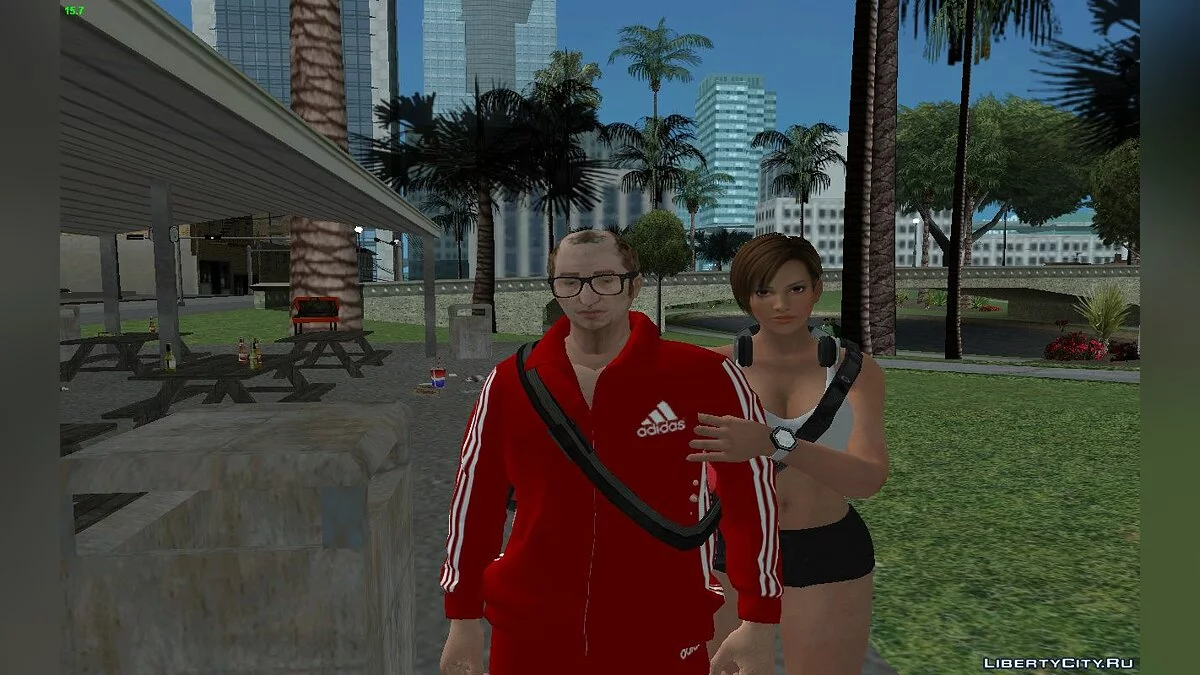 Novo skin Rosenberg V2 (Traje esportivo Adidas) / GTA San Andreas