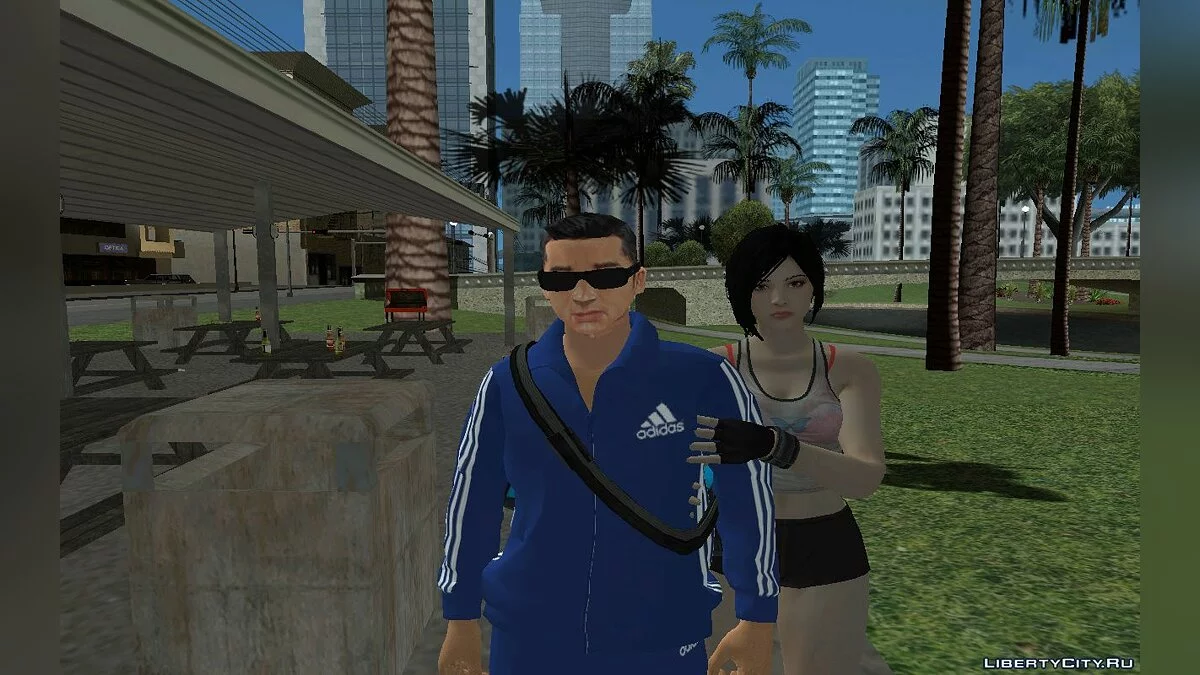 New Wuzimu in Adidas Tracksuit V3 / GTA San Andreas