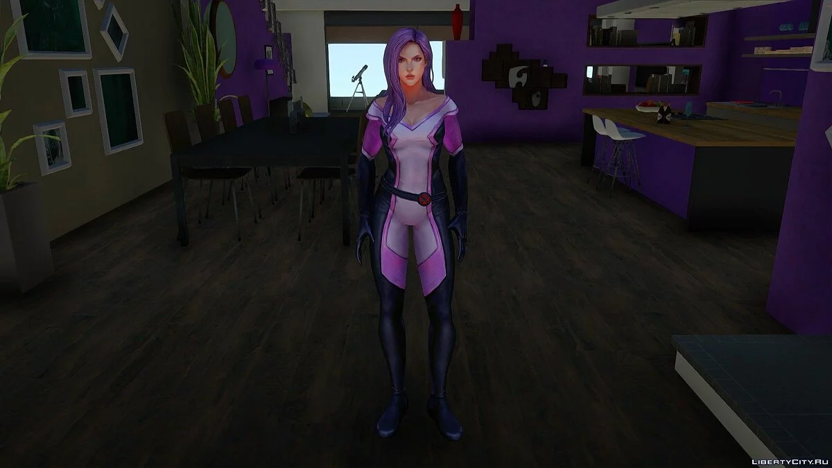 Psylocke from Marvel Future Fight / GTA San Andreas