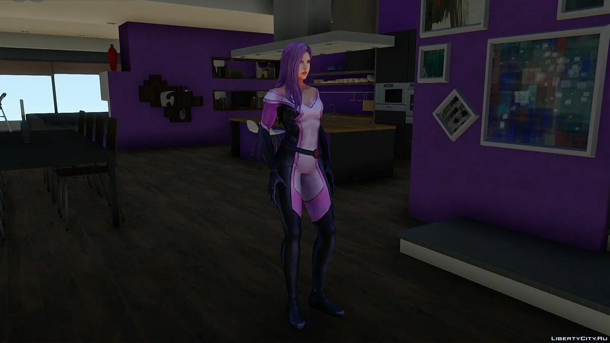 Psylocke from Marvel Future Fight / GTA San Andreas