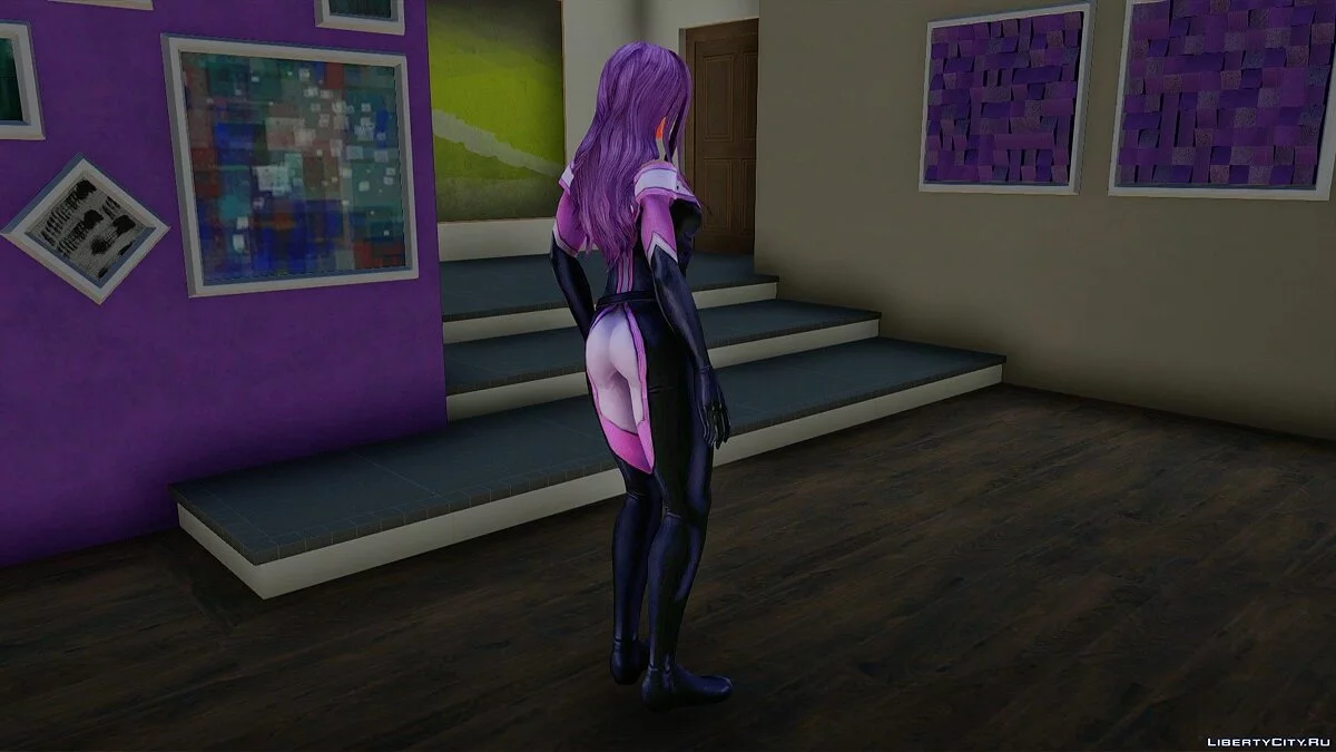 Psylocke from Marvel Future Fight / GTA San Andreas