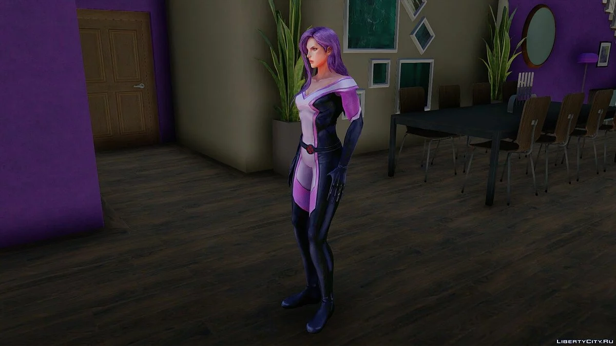 Psylocke from Marvel Future Fight / GTA San Andreas