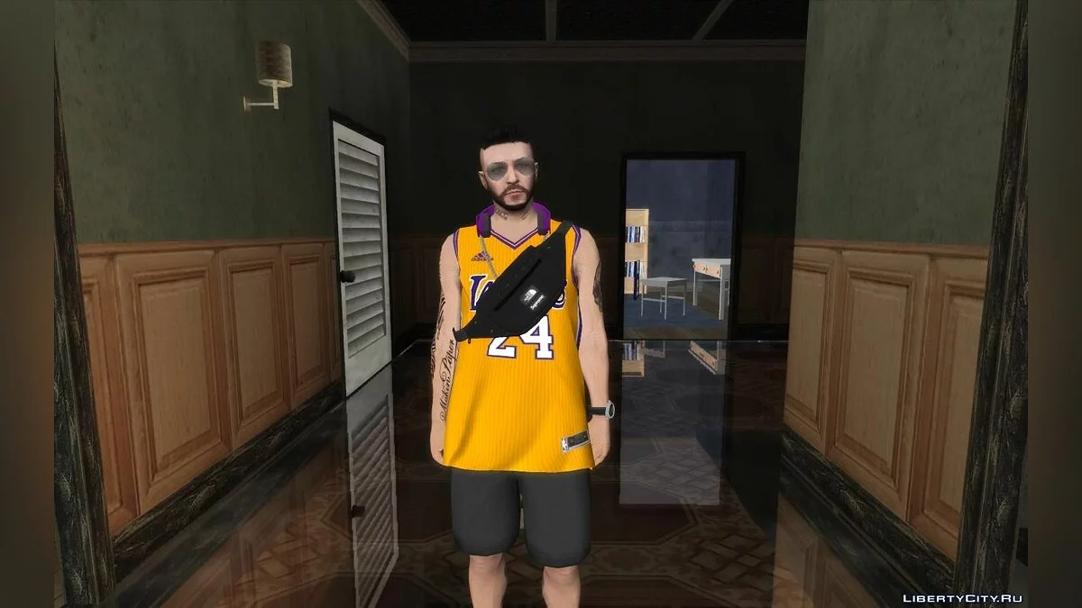 Випадковий скин з GTA Online #24 (Форма Кобі з Los Angeles Lakers) / GTA San Andreas