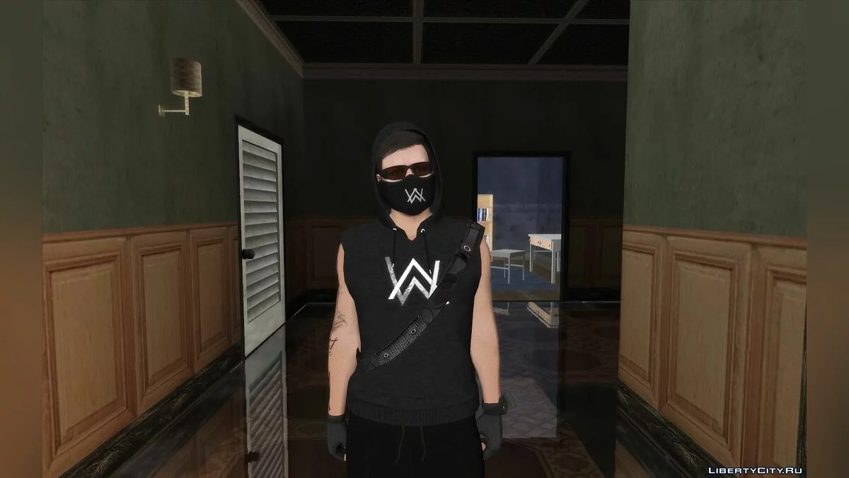 Skin aleatorio de hombre de GTA Online - Alan Walker (Importación-Exportación) V2 / GTA San Andreas