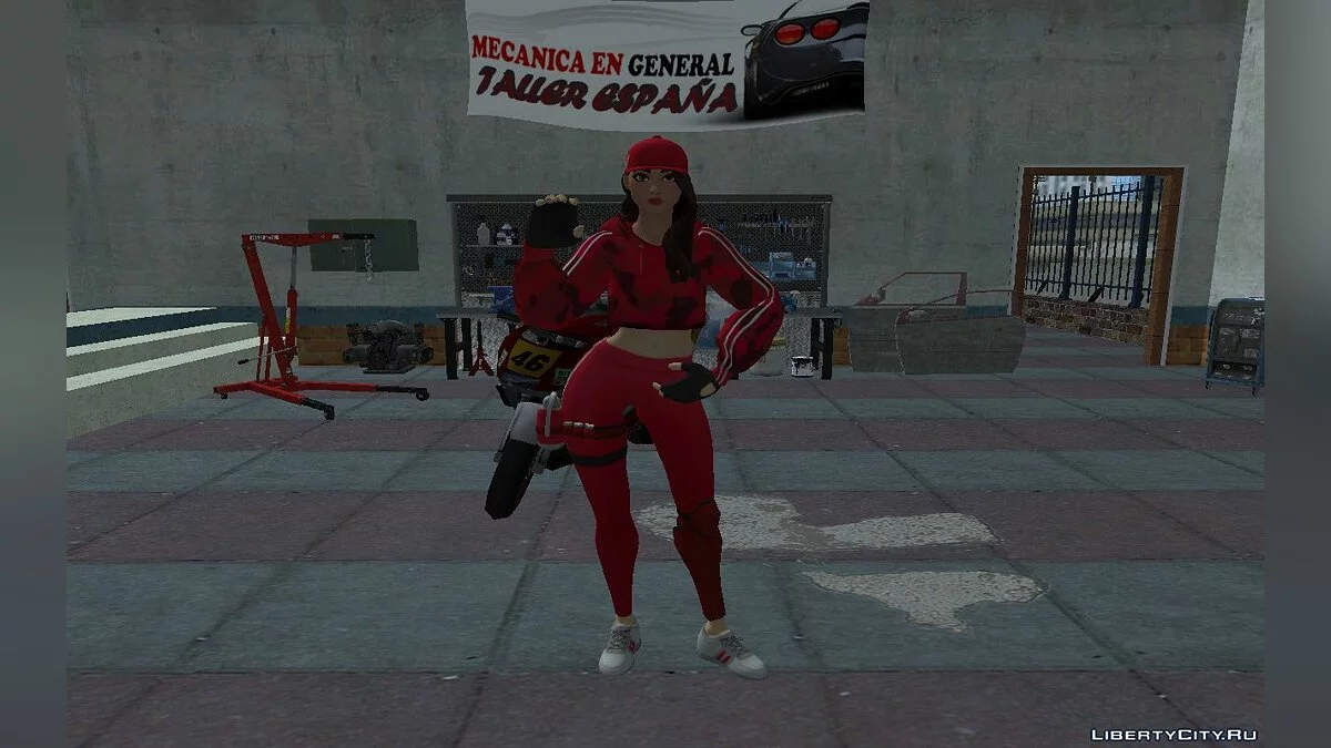 Ruby dari Fortnite / GTA San Andreas