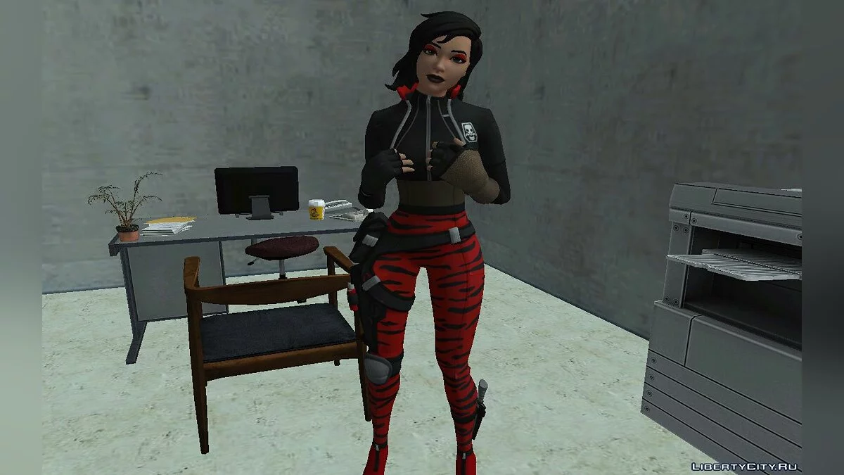 Sorana dari Fortnite / GTA San Andreas