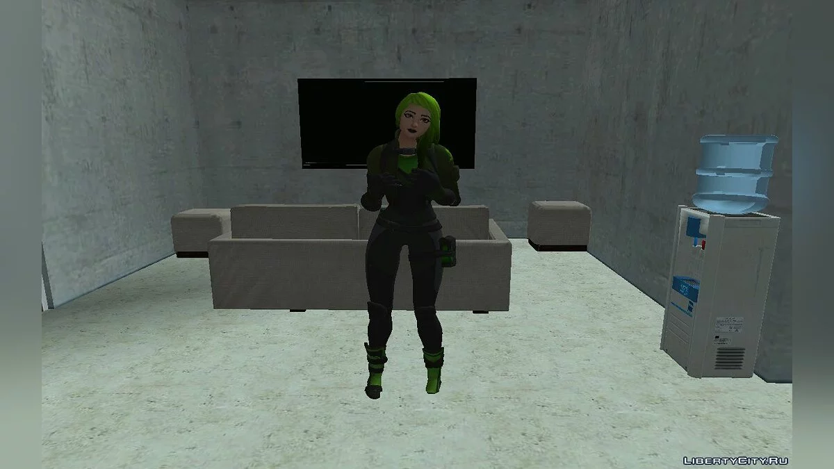 Toxin aus dem Spiel Fortnite / GTA San Andreas