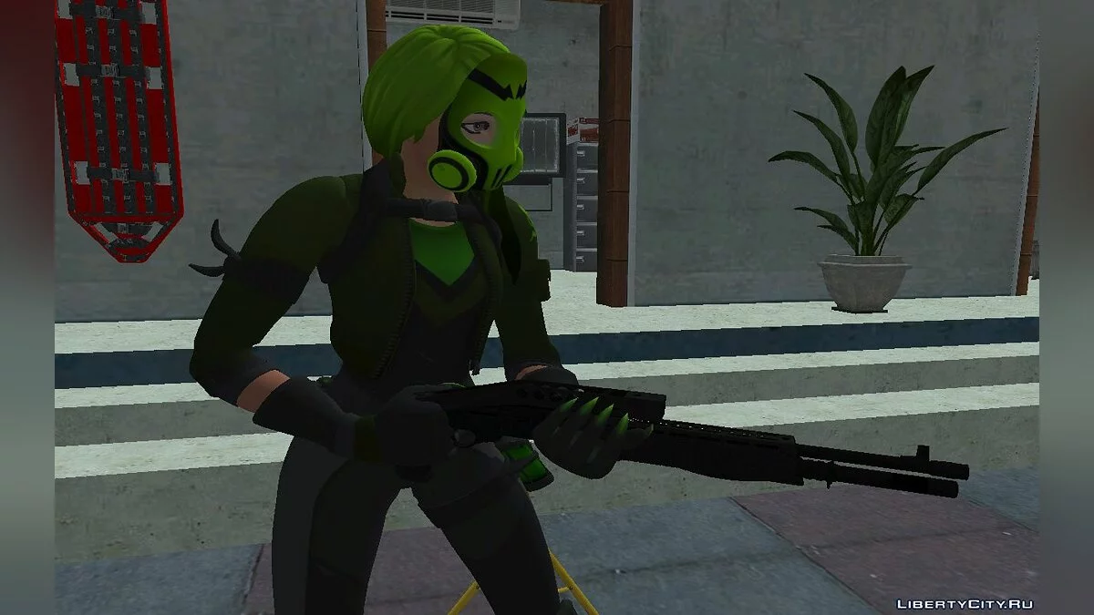 Toxin aus dem Spiel Fortnite / GTA San Andreas