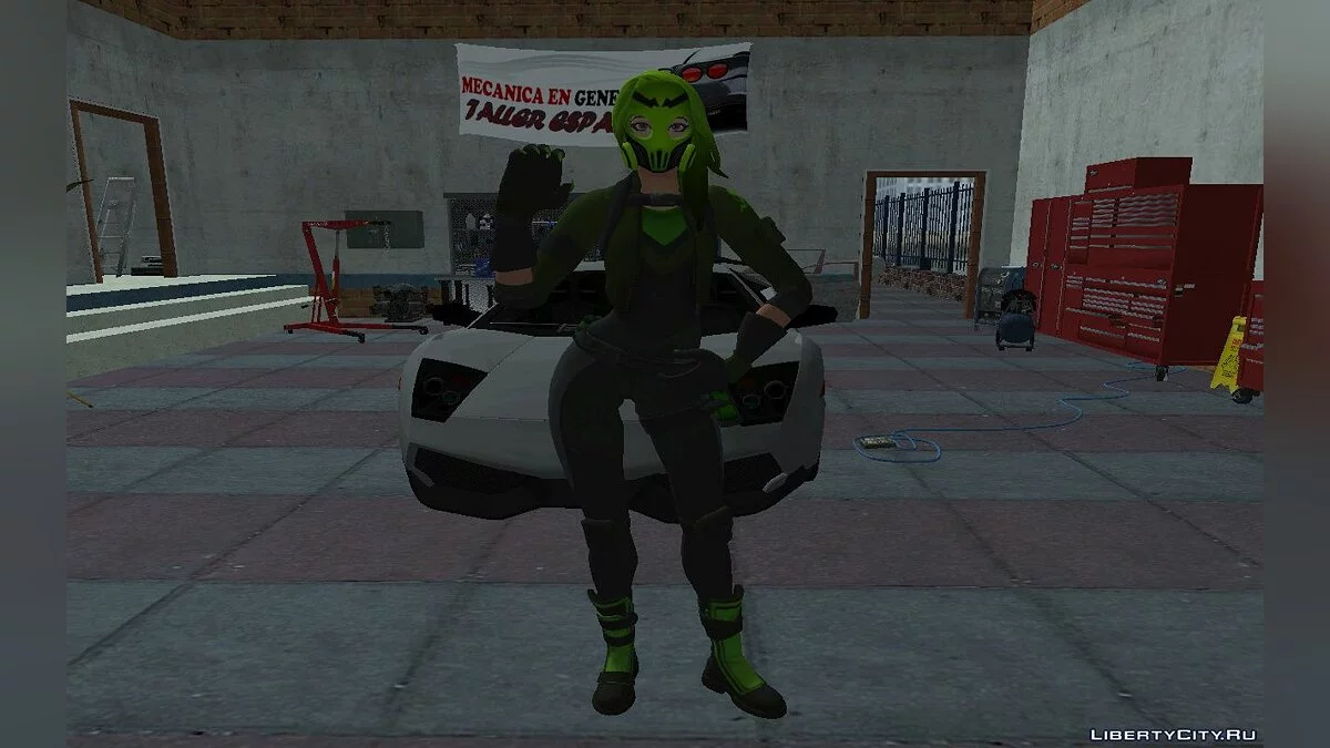Toxin aus dem Spiel Fortnite / GTA San Andreas