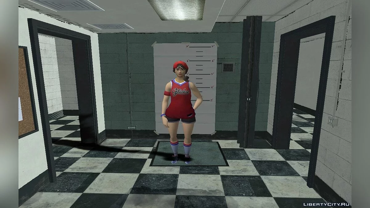 Баскетболистка из игры Фортнайт / GTA San Andreas