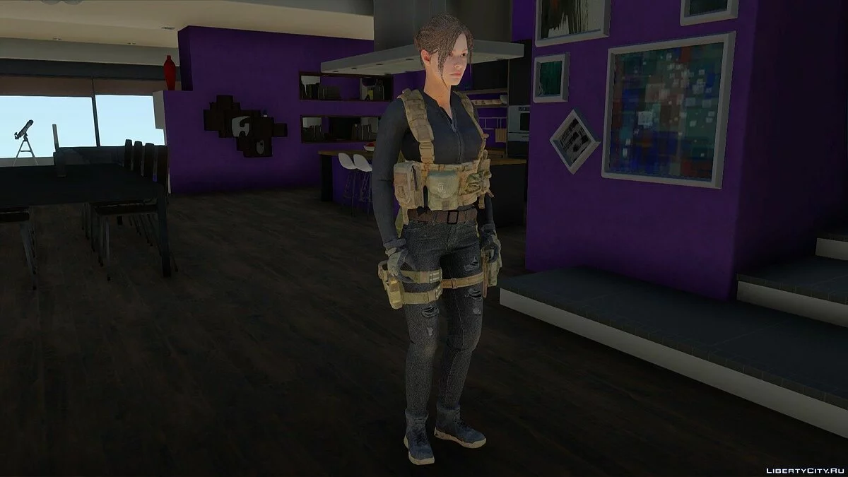 吉尔·瓦伦丁的军装 / GTA San Andreas
