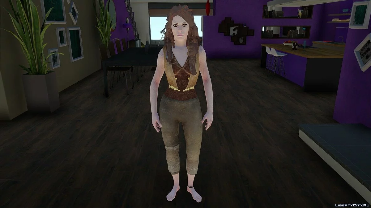 Freya from God of War 4 / GTA San Andreas