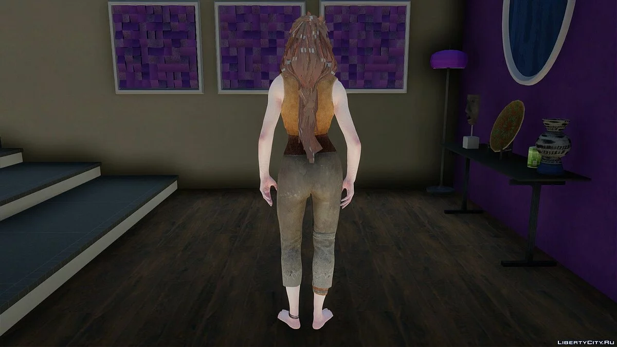 Freya from God of War 4 / GTA San Andreas