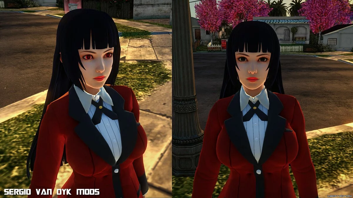 Юмеко Джабамі з Kakegurui / GTA San Andreas