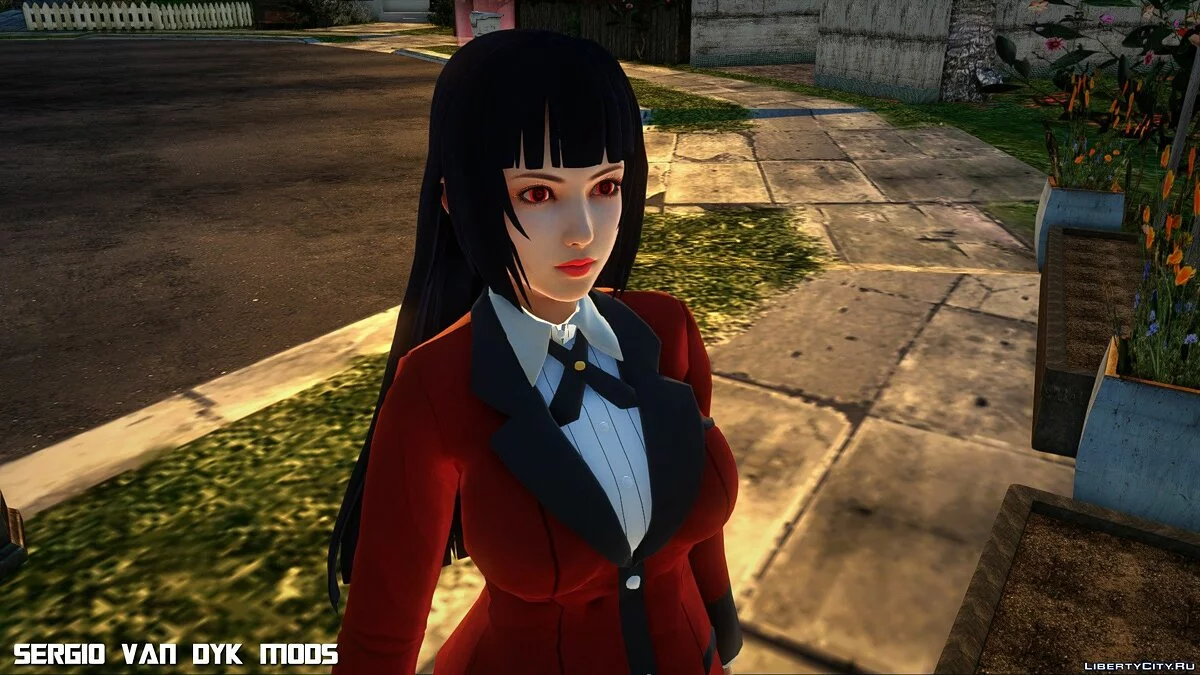 Юмеко Джабамі з Kakegurui / GTA San Andreas