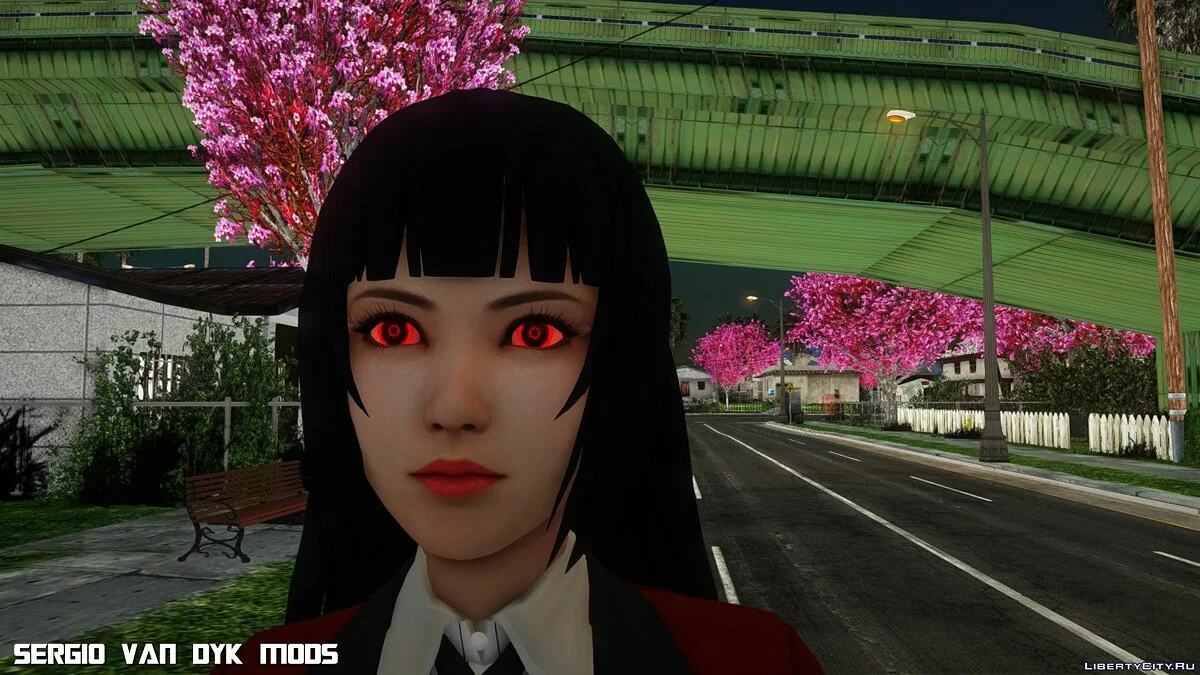 Юмеко Джабамі з Kakegurui / GTA San Andreas