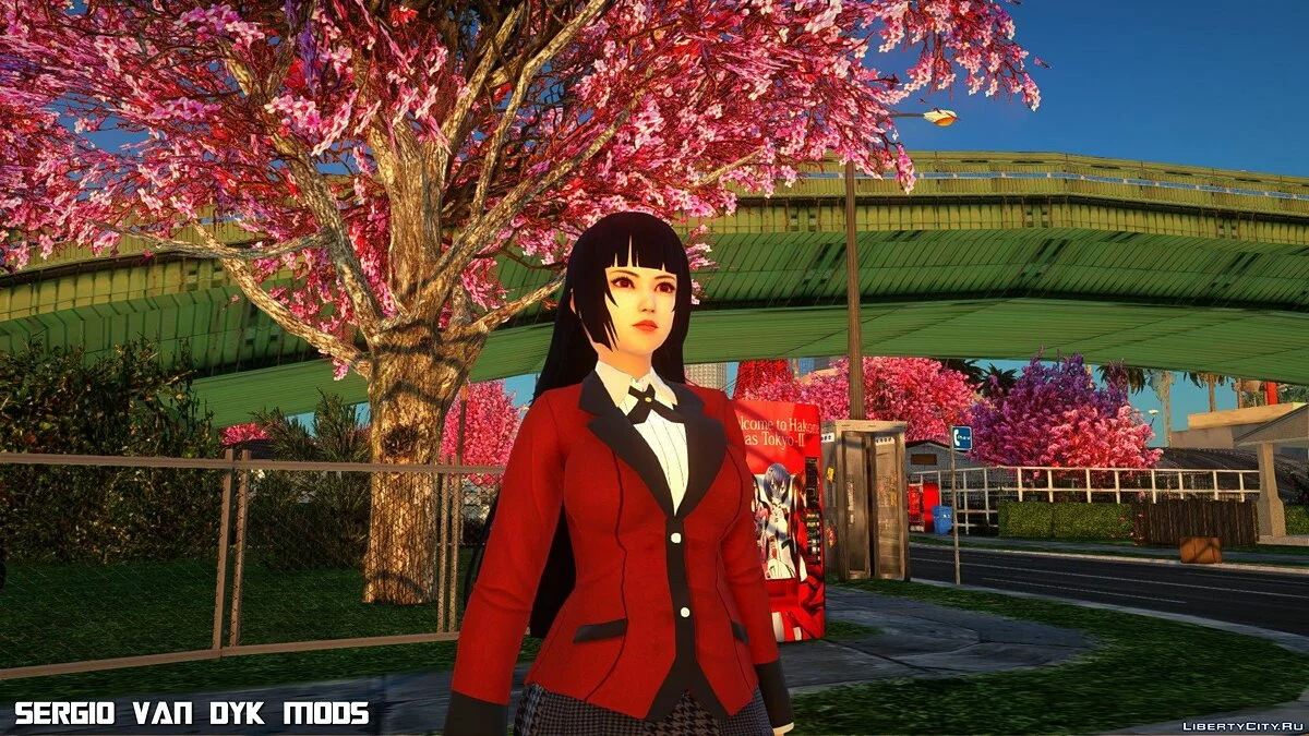 Юмеко Джабамі з Kakegurui / GTA San Andreas
