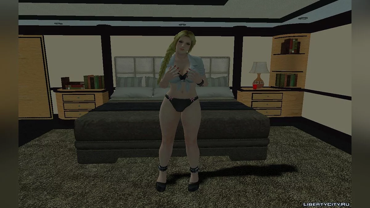 Helena Douglas de DOA en uniforme scolaire / GTA San Andreas