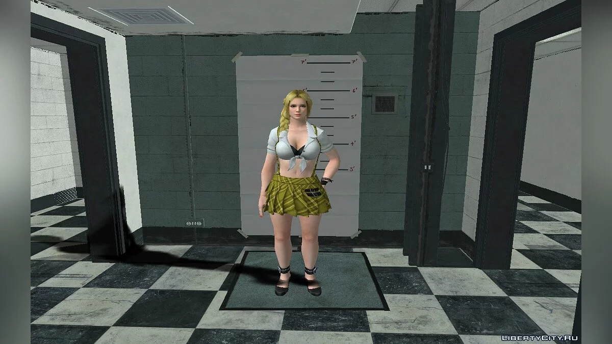 Helena Douglas de DOA en uniforme scolaire / GTA San Andreas