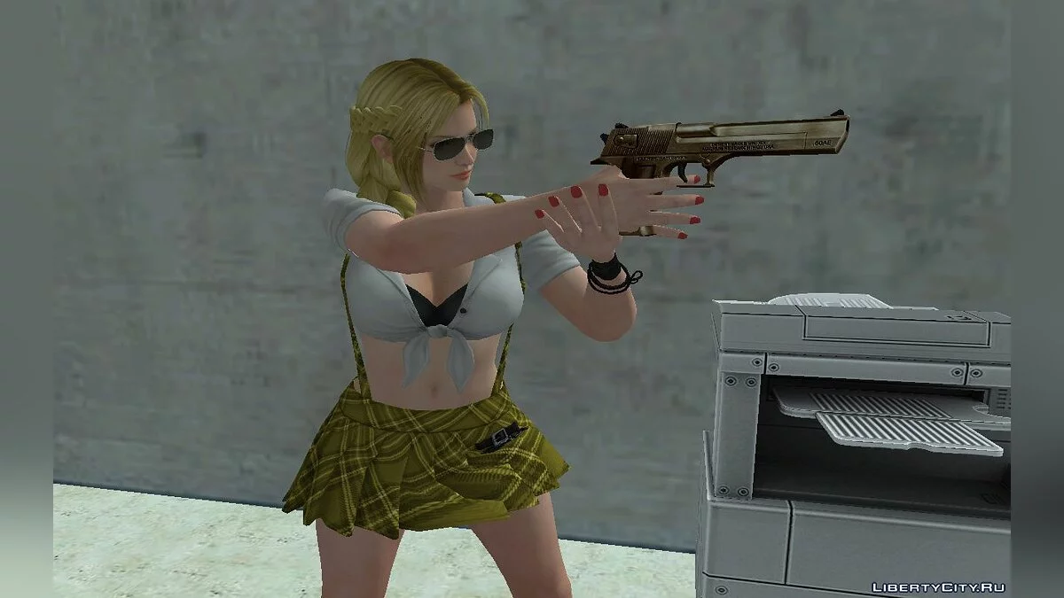 Helena Douglas de DOA en uniforme scolaire / GTA San Andreas