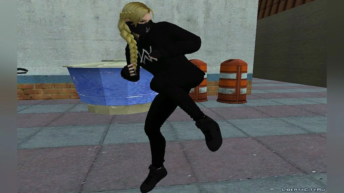 Хелена Дуглас из DOA в стиле Алана Уокера / GTA San Andreas